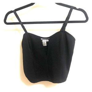 Mesh Detail Crop Top